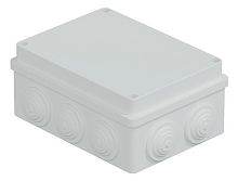 Коробка JBS150 150х110х70, 10 вых., IP55, белая (44009W-1) Коробка монтажная