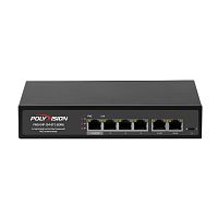 PND-04P-2M-BT1 (80W) Коммутатор 6-портовый с функцией PoE