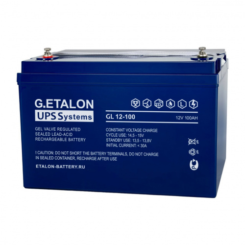 G.ETALON GL 12-100 Аккумулятор герметичный свинцово-кислотный G.ETALON GL 12-100 Аккумулятор герметичный свинцово-кислотный