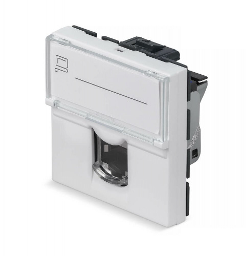 KJ-RJ45-Cat.6-SH-180T-FP-L-45 (11843c) Вставка Keystone Jack RJ-45