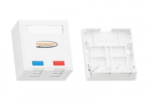 NMC-MB2P-ST-WT Корпус настенной розетки NMC-MB2P-ST-WT Корпус настенной розетки