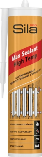 Герметик Sila PRO Max Sealant, High Temp, термостойкий, 280 мл Герметик силиконовый термостойкий, красный