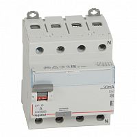 ВДТ DX3 4П 25А AC 30мА N справа (411702) Выключатель дифференциального тока