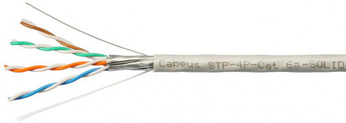 STP-4P-Cat.6a-SOLID-IN-PVC (7196c) Кабель «витая пара» (LAN) для структурированных систем связи STP-4P-Cat.6a-SOLID-IN-PVC (7196c) Кабель «витая пара» (LAN) для структурированных систем связи