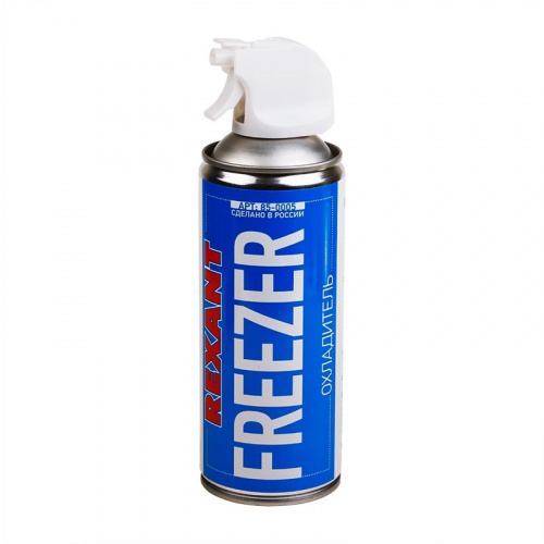 Аэрозоль охладитель FREEZER, REXANT, 400 мл. (85-0005) Аэрозоль для электроники