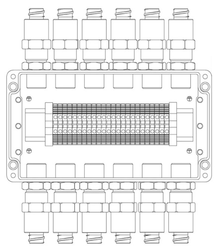 КВМК 2401 Коробка коммутационная взрывозащищенная