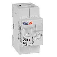 OptiDin D63-22C40-AC-У3 2п C 40А 30мА тип AC 4.5кА, КЭАЗ (328102) Дифференциальный автоматический выключатель