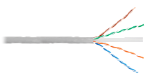 U/UTP 4pair, Cat6, Solid, In, PVC (NKL 2140A-GY) Кабель «витая пара» (LAN) для структурированных систем связи