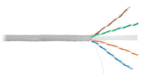 U/UTP 4pair, Cat6, Solid, In, PVC (NKL 2140A-GY) Кабель «витая пара» (LAN) для структурированных систем связи