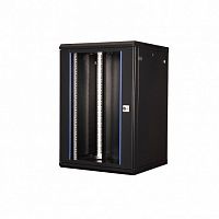 DR-635101 Шкаф телекоммуникационный 19" настенный, дверь стекло, 18U