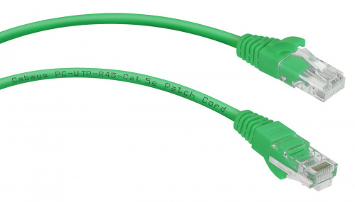 PC-UTP-RJ45-Cat.5e-0.3m-GN (7659c) Патч-корд медный PC-UTP-RJ45-Cat.5e-0.3m-GN (7659c) Патч-корд медный