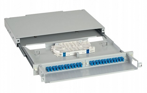 ШКОС-ВП-1U/2-24-SC~24-SC/SM~24-SC/UPC(130304-00860) Кросс оптический 19"