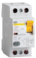 ВД1-63 2Р 50А 30мА (MDV10-2-050-030) Автоматический выключатель дифференциальный (УЗО)