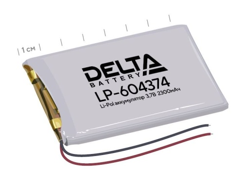 Delta LP-604374 Аккумулятор литий-полимерный призматический