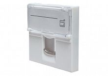 Лицевая панель 1 порт (45х45, Keystone) (10-0301-1) Лицевая панель