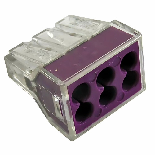 PCT-106 (11436c) (10 шт) Клемма соединительная 6-ти проводная PCT-106 (11436c) (10 шт) Клемма соединительная 6-ти проводная