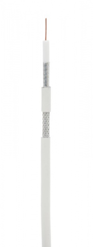 RG-6 CCS, In, PVC (EC-C2-32123A-WT-3) Кабель коаксиальный омедненный