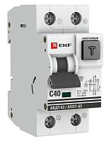 АВДТ-63 40А 30мА C A 6кА PROxima (DA63-40-30e) Автоматический выключатель дифференциального тока