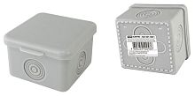 Коробка ОП 65х65х50мм, крышка, IP54, 4вх., без гермовводов (SQ1401-0821) Распаячная коробка