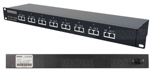 SP-IP8/1000R Устройство грозозащиты цепей Ethernet SP-IP8/1000R Устройство грозозащиты цепей Ethernet