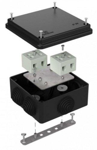 Коробка огнестойкая для о/п 100х100х50 (40-0300-9005-FR10.0-4) Коробка огнестойкая