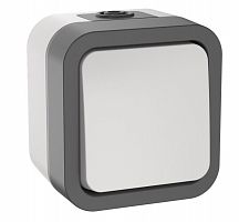 TORS Переключатель 1-клавишный TS201 открытой установки 10А IP55 серо-белый (TS-V10-0-10-55-K41) Переключатель одноклавишный серии TORS