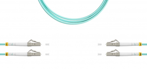 Патч-корд 2LC/PC-2LC/PC-MM50(OM3) 1м (09-0901) Патч-корд волоконно-оптический