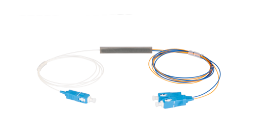 NMF-SPP1X2A1-SCU-M Сплиттер планарный 1x2, 9/125мкм, SC/UPC, 0.9 мм