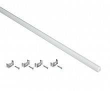 Профиль алюминиевый для LED ленты 1616 2м опал (LSADD1616-SET1-2-N3-1-12) Профиль для LED ленты