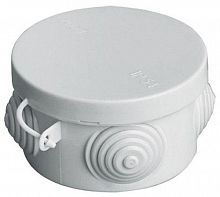 Коробка ОП D65х40мм, крышка, IP54, 4вх. (SQ1401-0101) Распаячная коробка