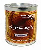 Атмосферостойкая огнезащитная краска ОГНЕЗА-УМ-Д (3 кг) Краска огнестойкая