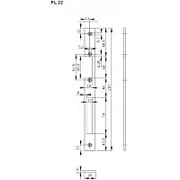 FL22 Запорная планка короткая