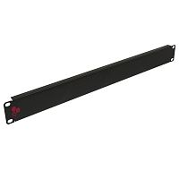 BP 0118.900 (18599s) Фальш-панель 1U, черный RAL 9004