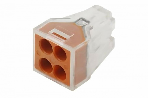 PCT-104 (11435c) (10 шт) Клемма соединительная 4-х проводная PCT-104 (11435c) (10 шт) Клемма соединительная 4-х проводная
