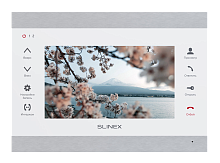 SL-07MHD (серебро+белый) Монитор домофона цветной с функцией «свободные руки»