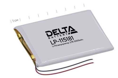 Delta LP-115181 Аккумулятор литий-полимерный призматический