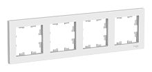 Рамка 4-местная AtlasDesign, универсальная, белый (ATN000104) Рамка