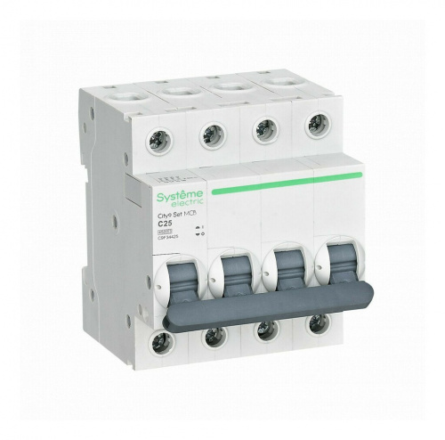 City9 Set 4P 25А 4.5kA С (C9F34425) Автоматический выключатель City9 Set 4P 25А 4.5kA С (C9F34425) Автоматический выключатель