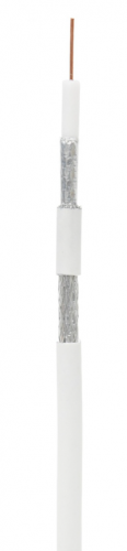 RG-6 CCS, In, PVC (UEC-C2-32123A-WT-1) Кабель коаксиальный омедненный