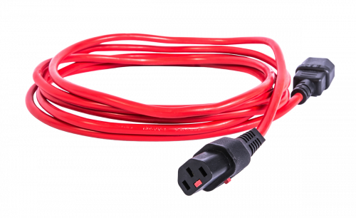 R-10-Cord-C13-C14-3-Red фото 3