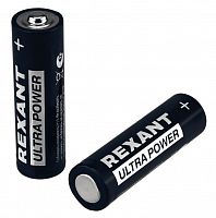 Батарейка алкалиновая ультра AA/LR6 пальчиковая 1,5В REXANT (39-1025)