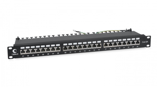PL-24-Cat.6a-SH-Dual (7653c) Патч-панель 19" PL-24-Cat.6a-SH-Dual (7653c) Патч-панель 19"