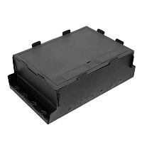 Коробка под заливку в бетон, 16/24 модулей, черный (DR-PRO-057004)