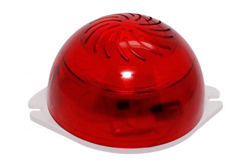 Строб-220 (красный) (СБ-3) Оповещатель охранно-пожарный световой пульсирующий