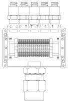 КВМК 1610 Коробка коммутационная взрывозащищенная