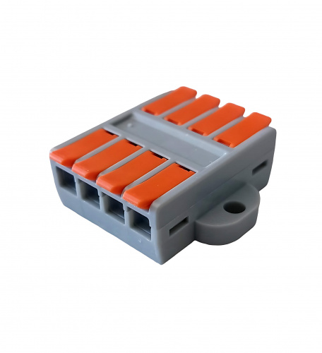 MX662-4R (11415c) Клемма соединительная универсальная проходная 4 полюса MX662-4R (11415c) Клемма соединительная универсальная проходная 4 полюса