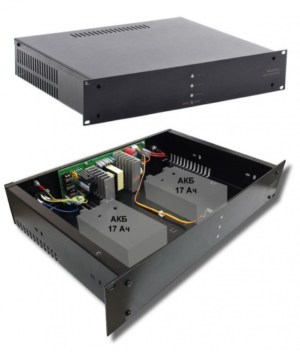СКАТ-1200У RACK (СКАТ ИБП-12/7-2x17-RACK) (2141) Источник вторичного электропитания резервированный СКАТ-1200У RACK (СКАТ ИБП-12/7-2x17-RACK) (2141) Источник вторичного электропитания резервированный