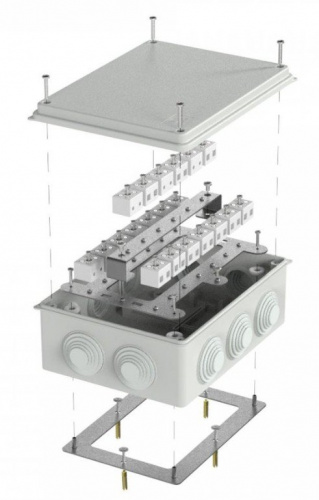 Коробка огнестойкая для о/п 200х150х75 (40-0320-7035-FR6.0-40) Коробка огнестойкая