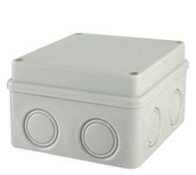 Коробка ОП 110х110х70мм, крышка на винтах, IP55, 8вх., без гермовводов (SQ1401-0824) Распаячная коробка