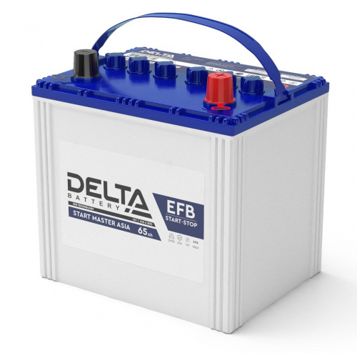 DELTA START MASTER 65 Ah EFB Asia Аккумулятор автомобильный герметичный свинцово-кислотный DELTA START MASTER 65 Ah EFB Asia Аккумулятор автомобильный герметичный свинцово-кислотный